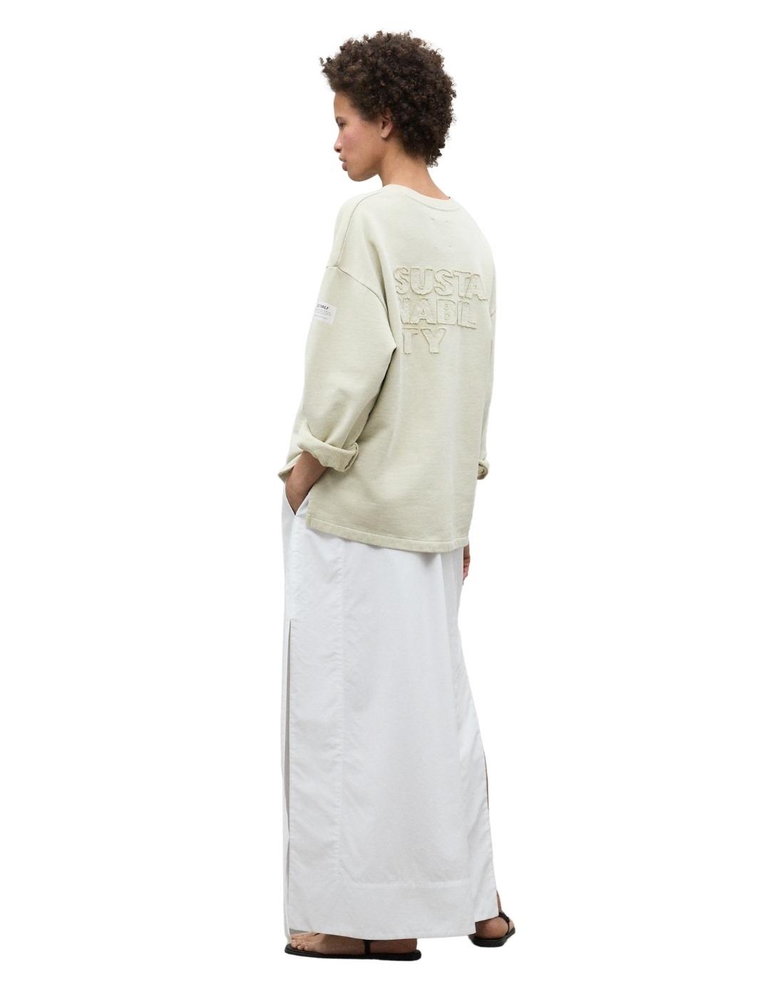 Ecoalf Sudadera Sustain Amarillo mujer