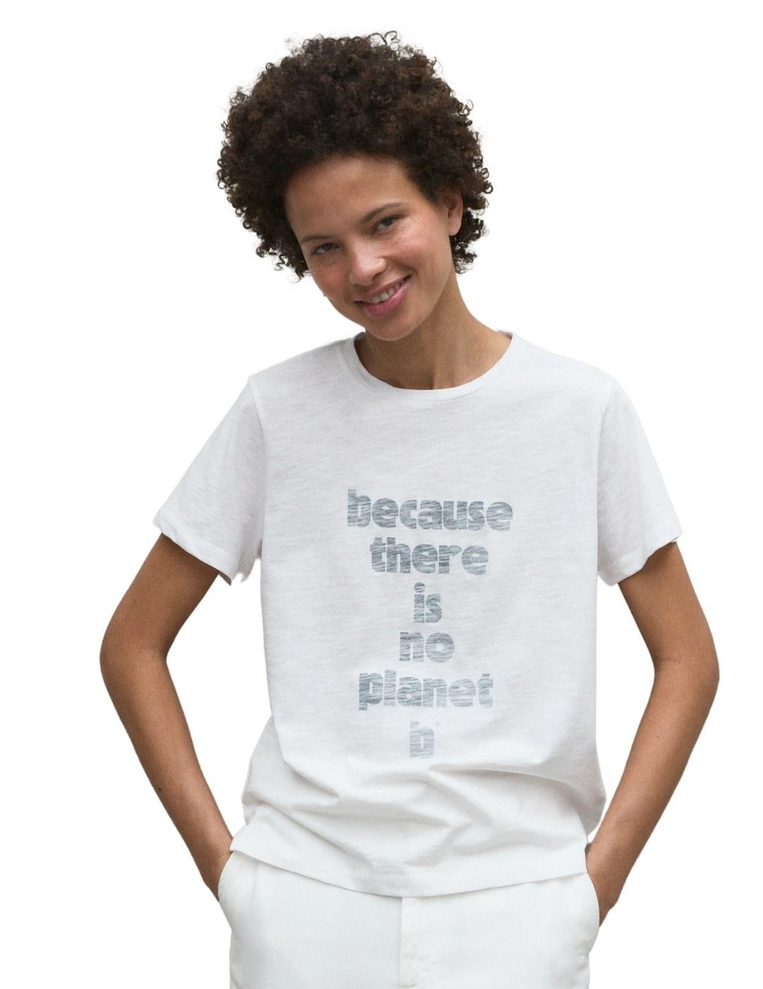 Ecoalf Camiseta Galende Blanca mujer