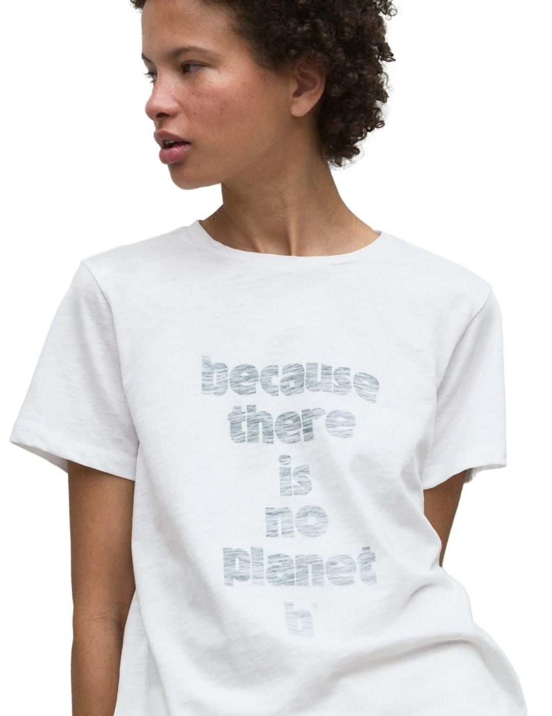 Ecoalf Camiseta Galende Blanca mujer