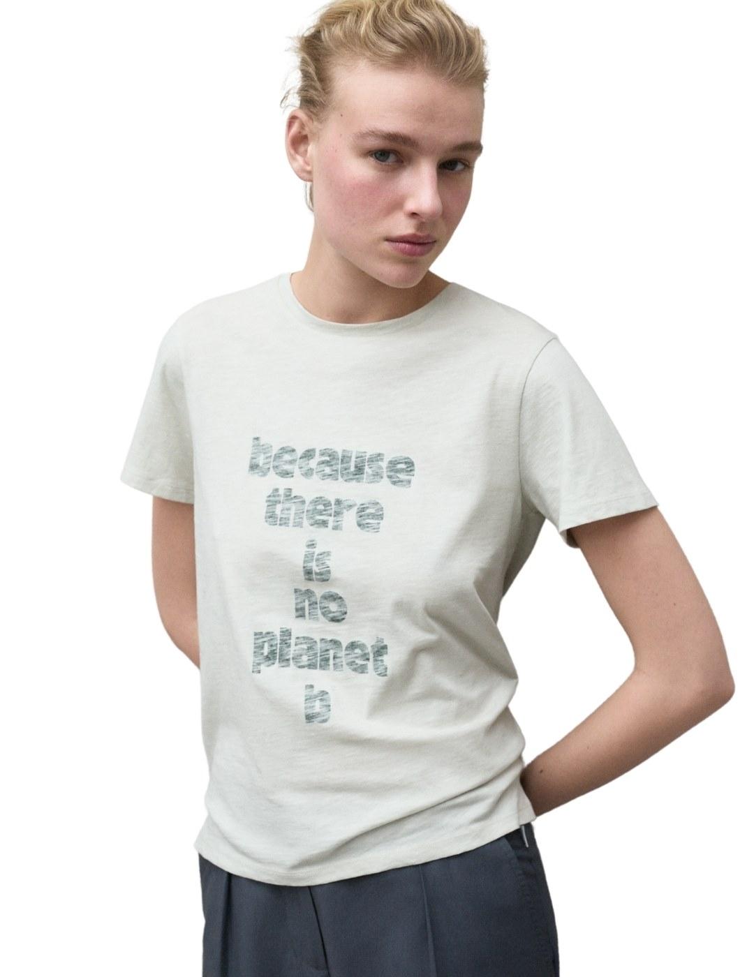 Ecoalf Camiseta Galende Verde mujer