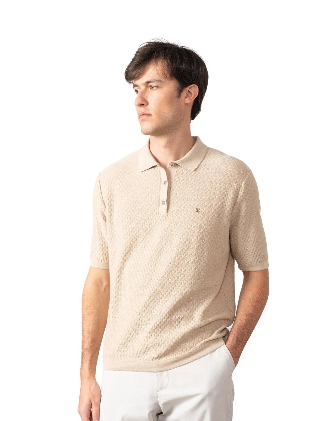 Etiem Polo Tricot Punto Color Arena