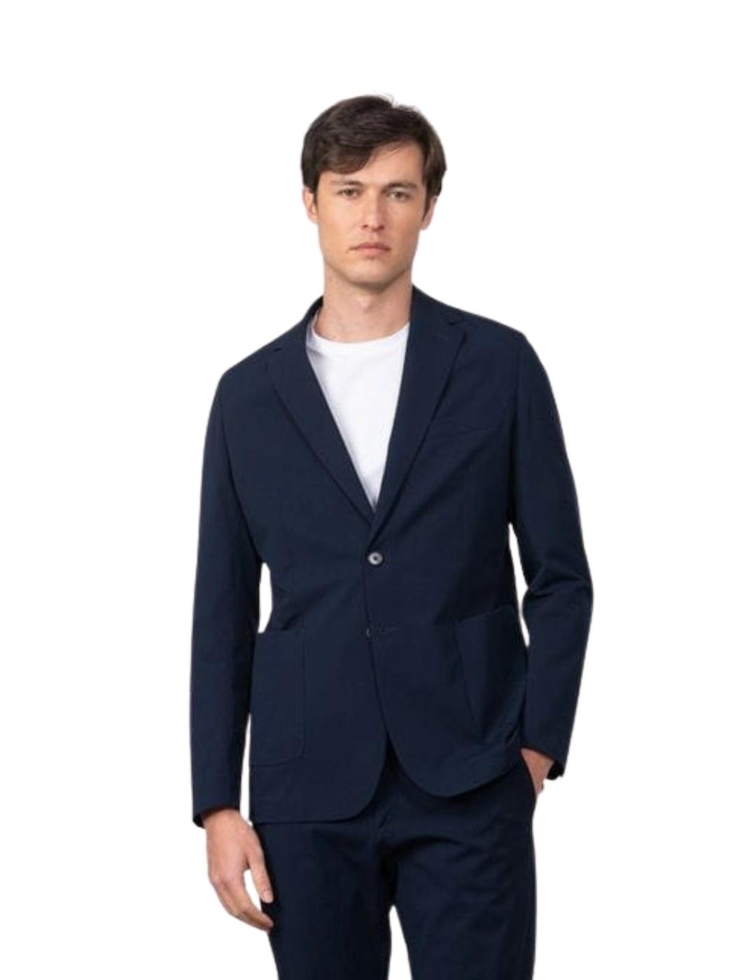 Etiem Americana slim fit sin forro Azul marino