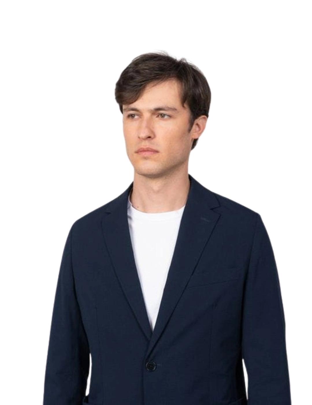 Etiem Americana slim fit sin forro Azul marino