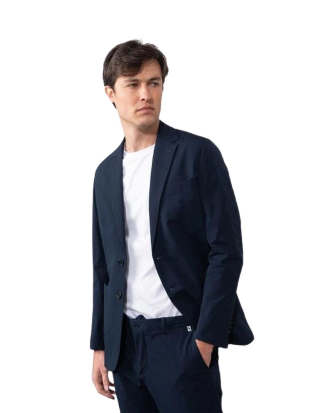 Etiem Americana slim fit sin forro Azul marino