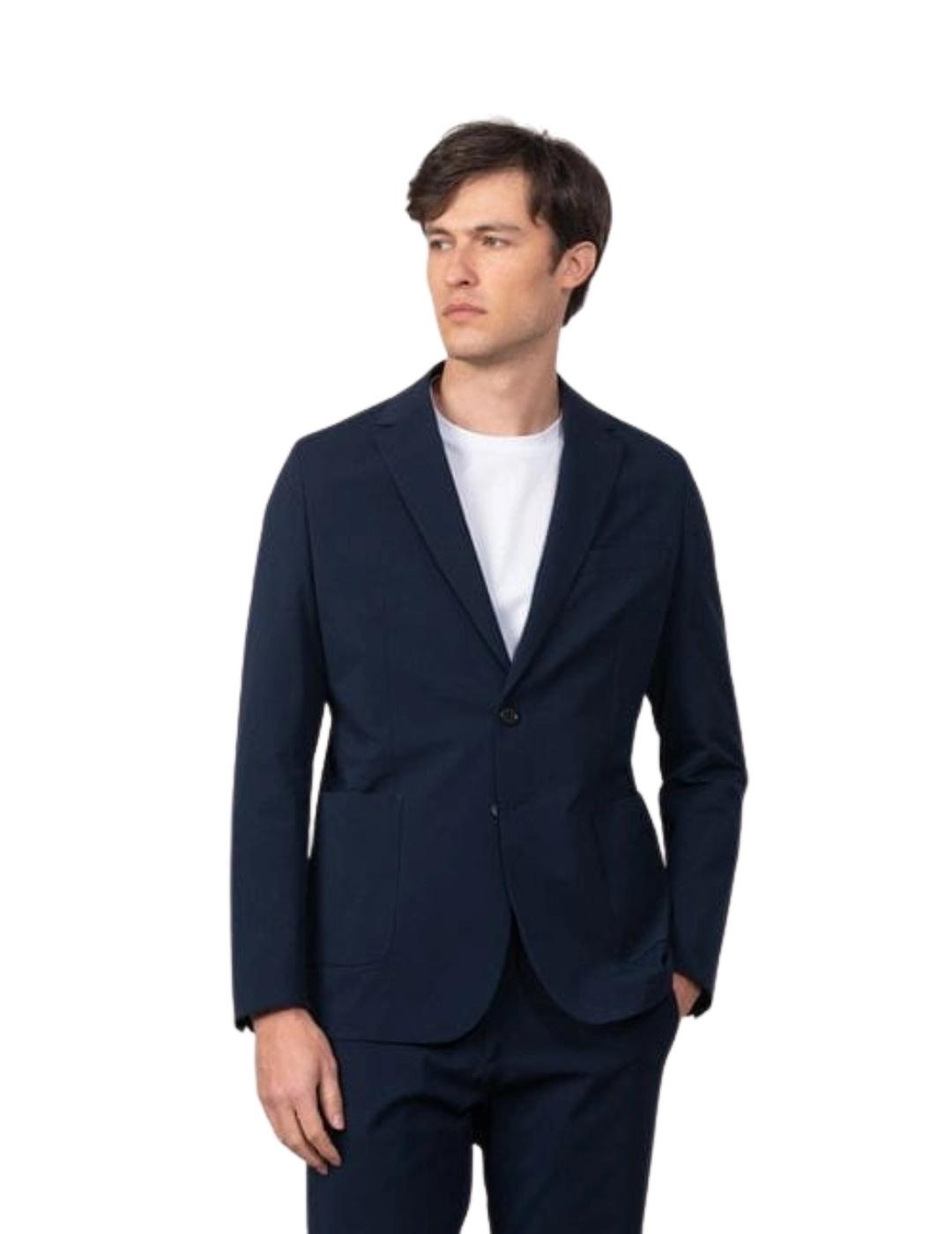 Etiem Americana slim fit sin forro Azul marino