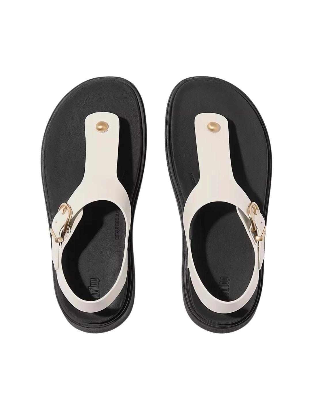 Fitflop Sandalia  W Gen-Ff Leather Back-Strap Toe