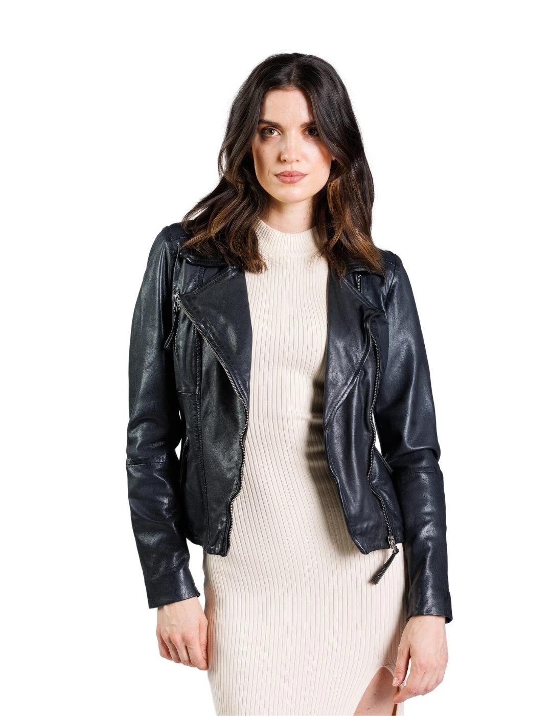 Freaky Nation Cazadora Biker Princess Negra