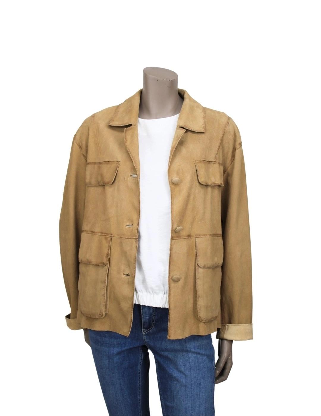 Freaky Nation Cazadora de ante Wild West Camel