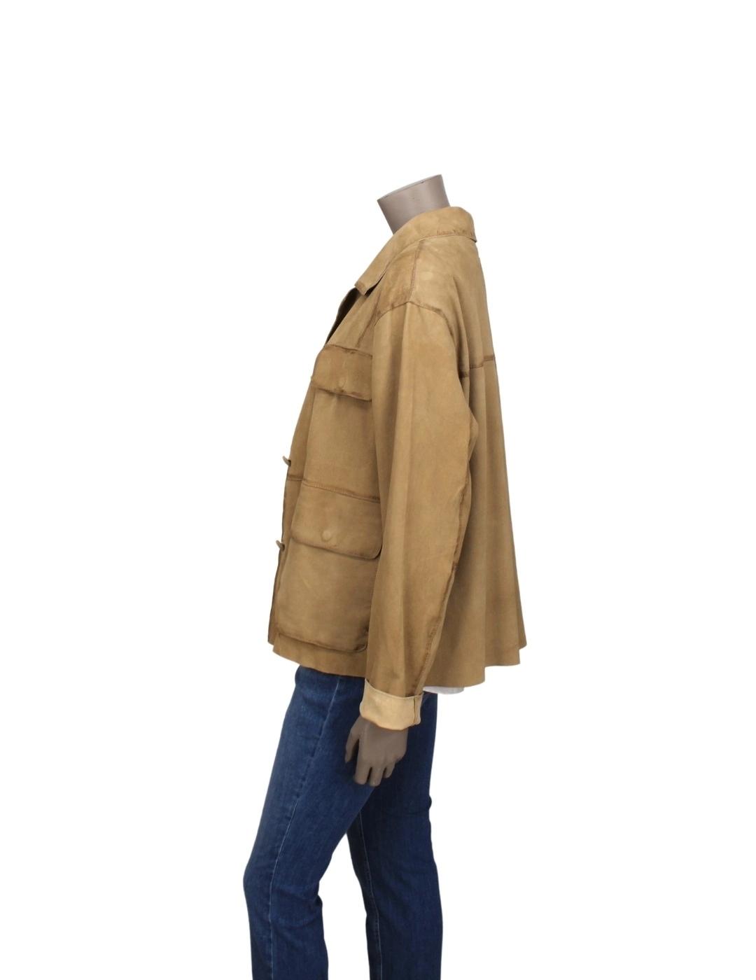 Freaky Nation Cazadora de ante Wild West Camel