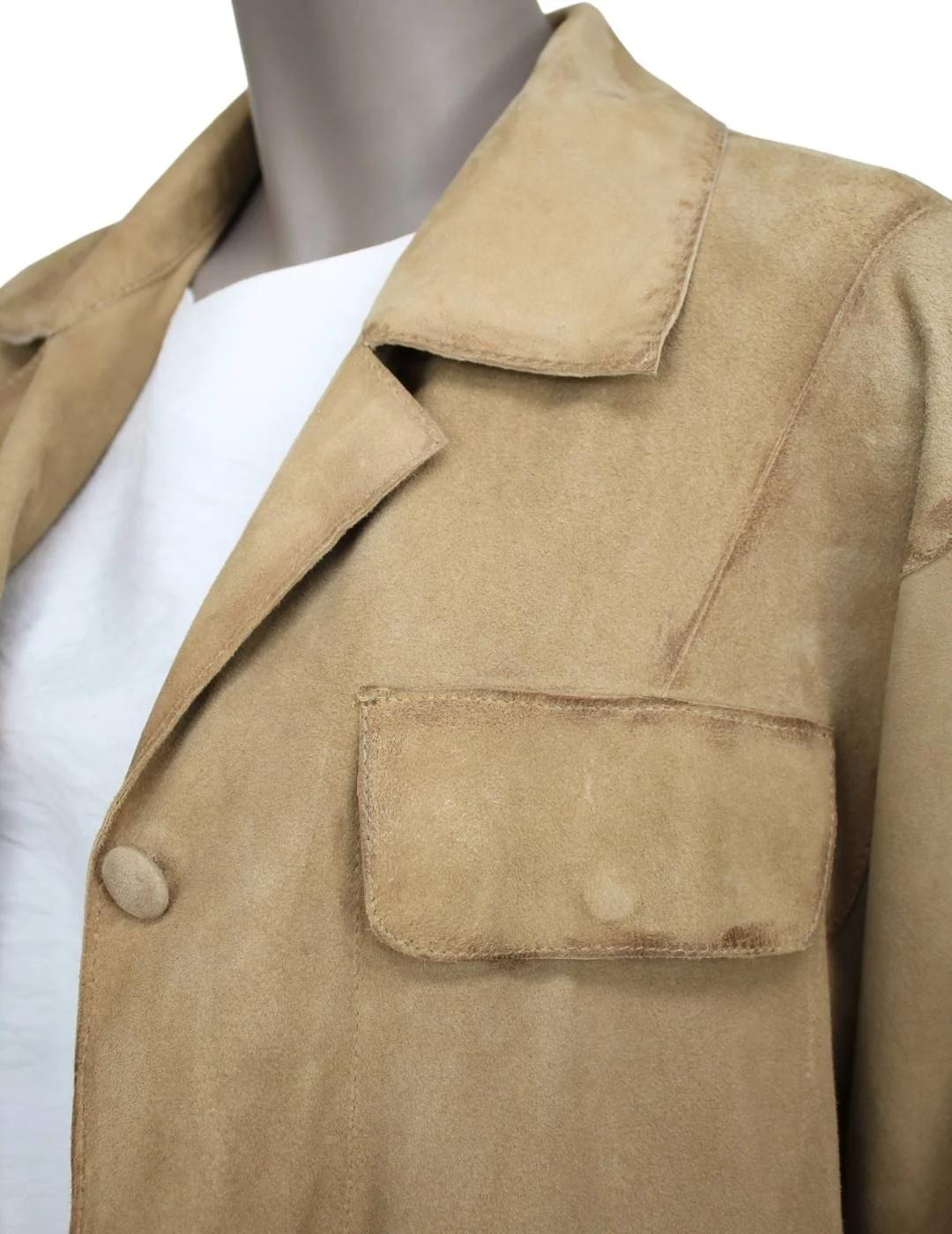 Freaky Nation Cazadora de ante Wild West Camel