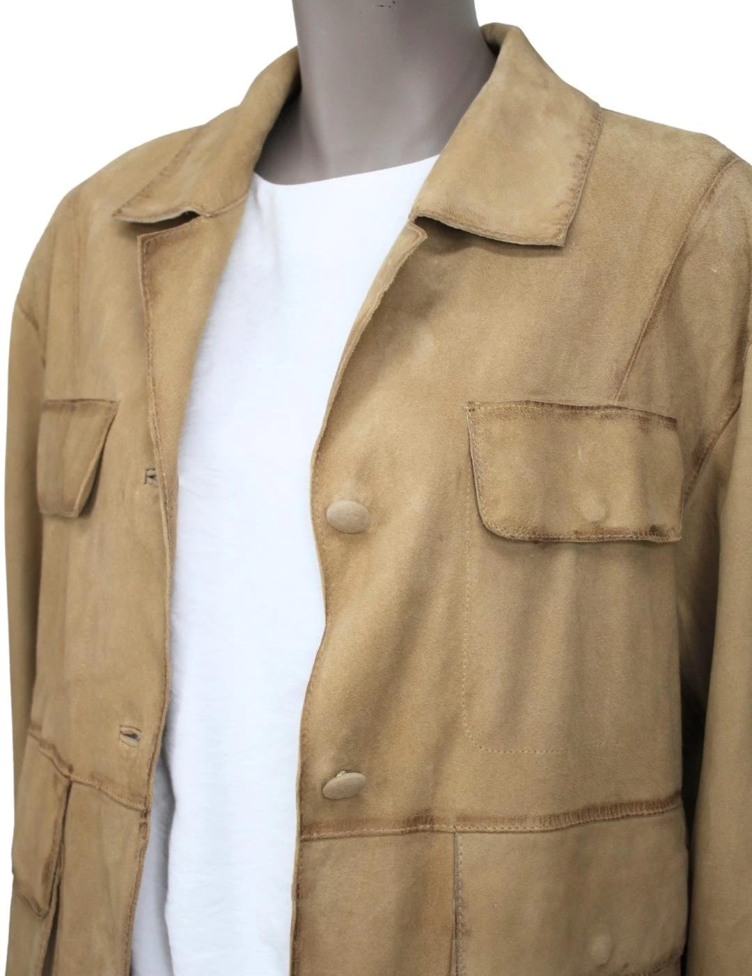 Freaky Nation Cazadora de ante Wild West Camel