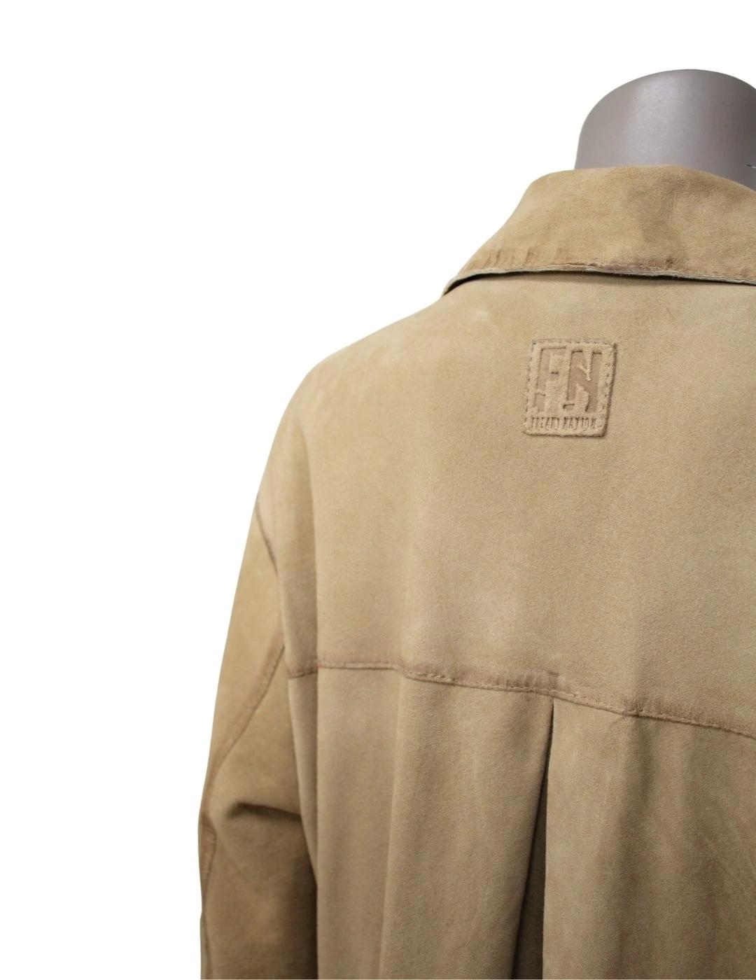 Freaky Nation Cazadora de ante Wild West Camel