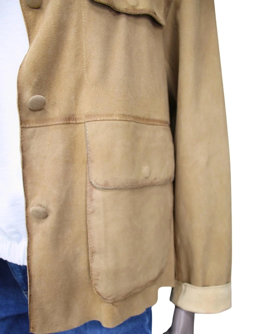 Freaky Nation Cazadora de ante Wild West Camel