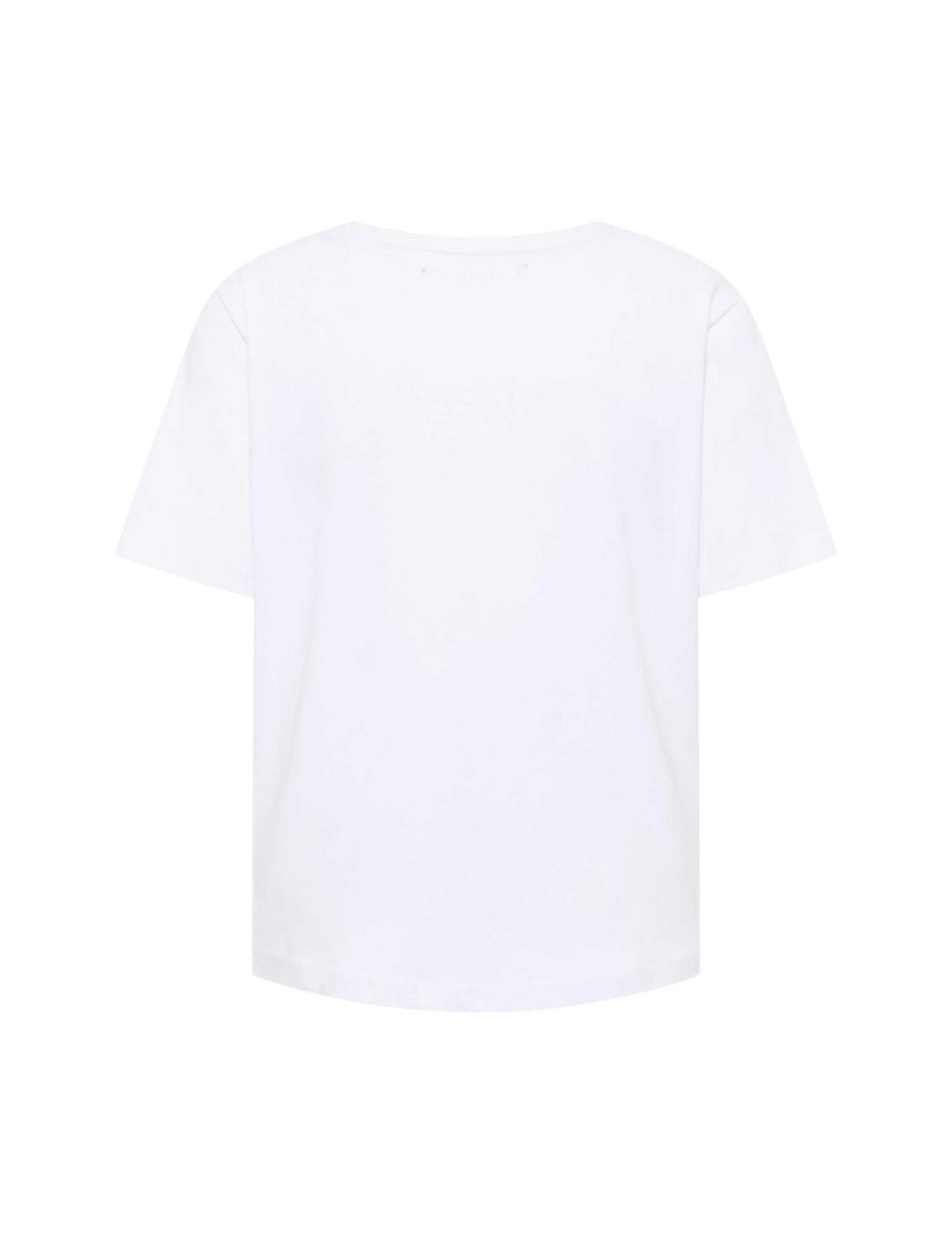 Frieda Camiseta blanca dibujo conejo