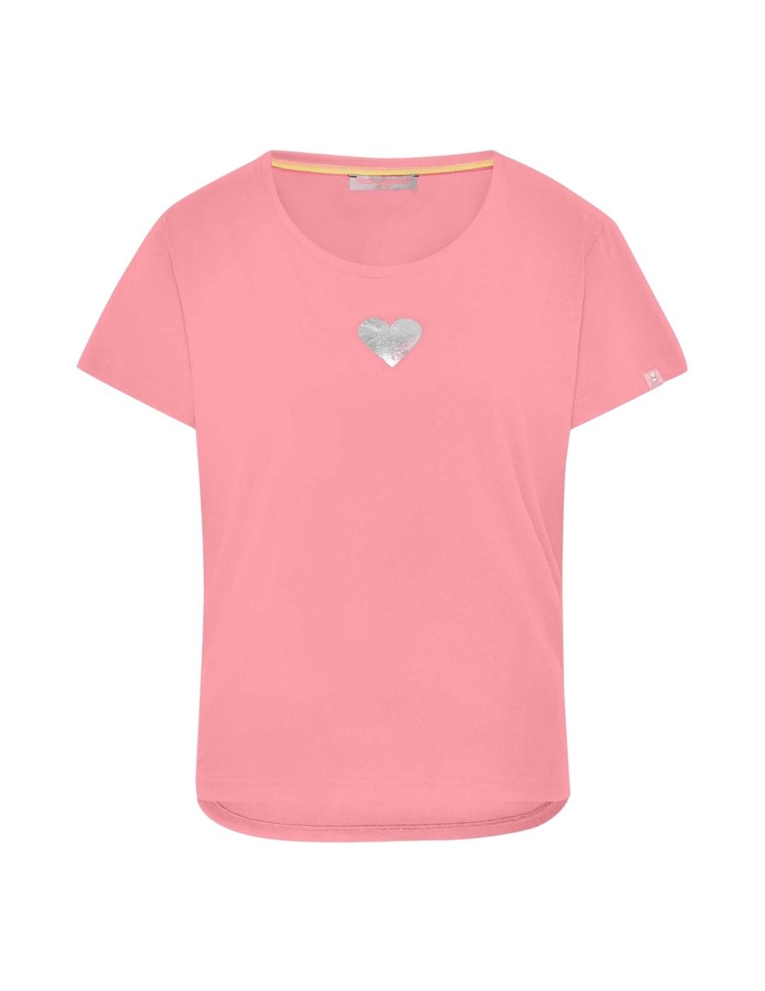 Frieda Camiseta rosa corazón