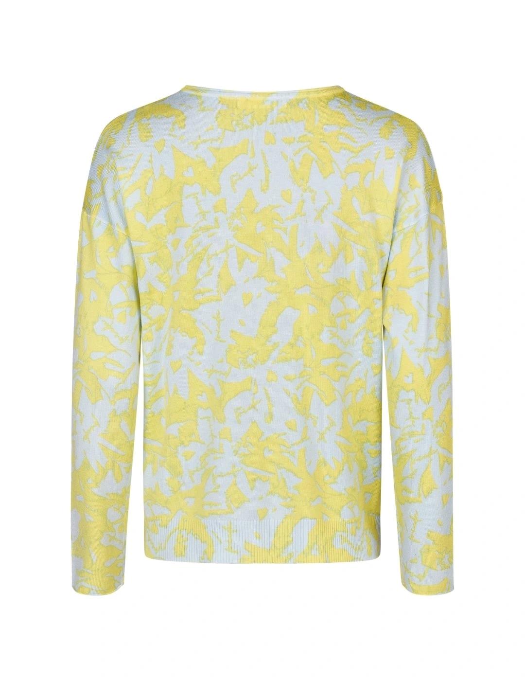Frieda Jersey amarillo estampado
