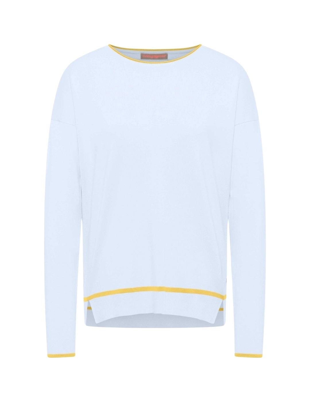 Frieda Jersey azul raya amarilla