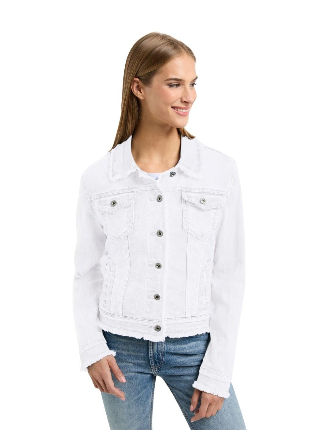 Frieda Cazadora vaquera blanca