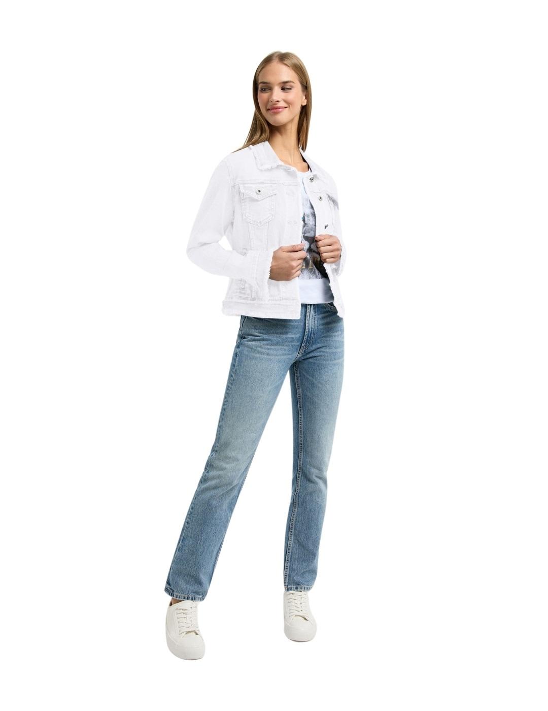 Frieda Cazadora vaquera blanca