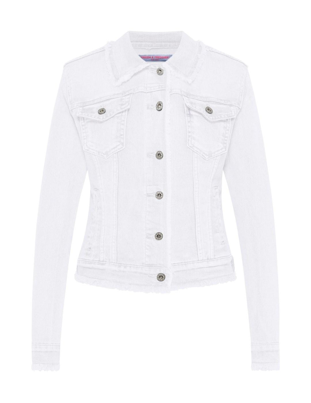 Frieda Cazadora vaquera blanca