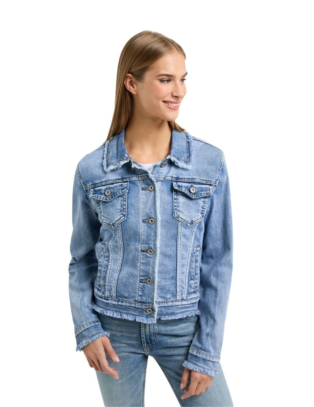 Frieda Cazadora vaquera azul denim