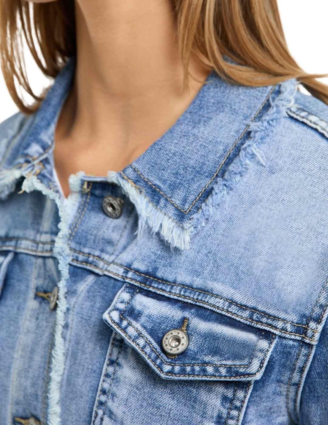 Frieda Cazadora vaquera azul denim