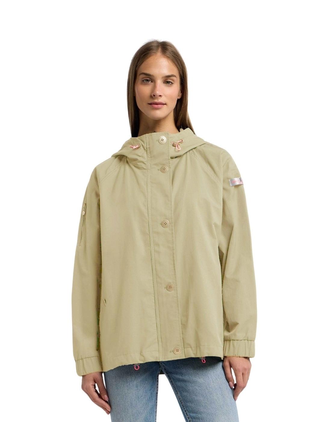Frieda Parka corta beige
