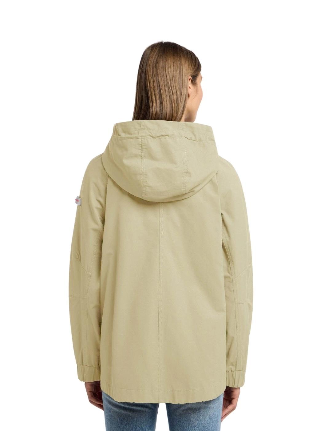 Frieda Parka corta beige