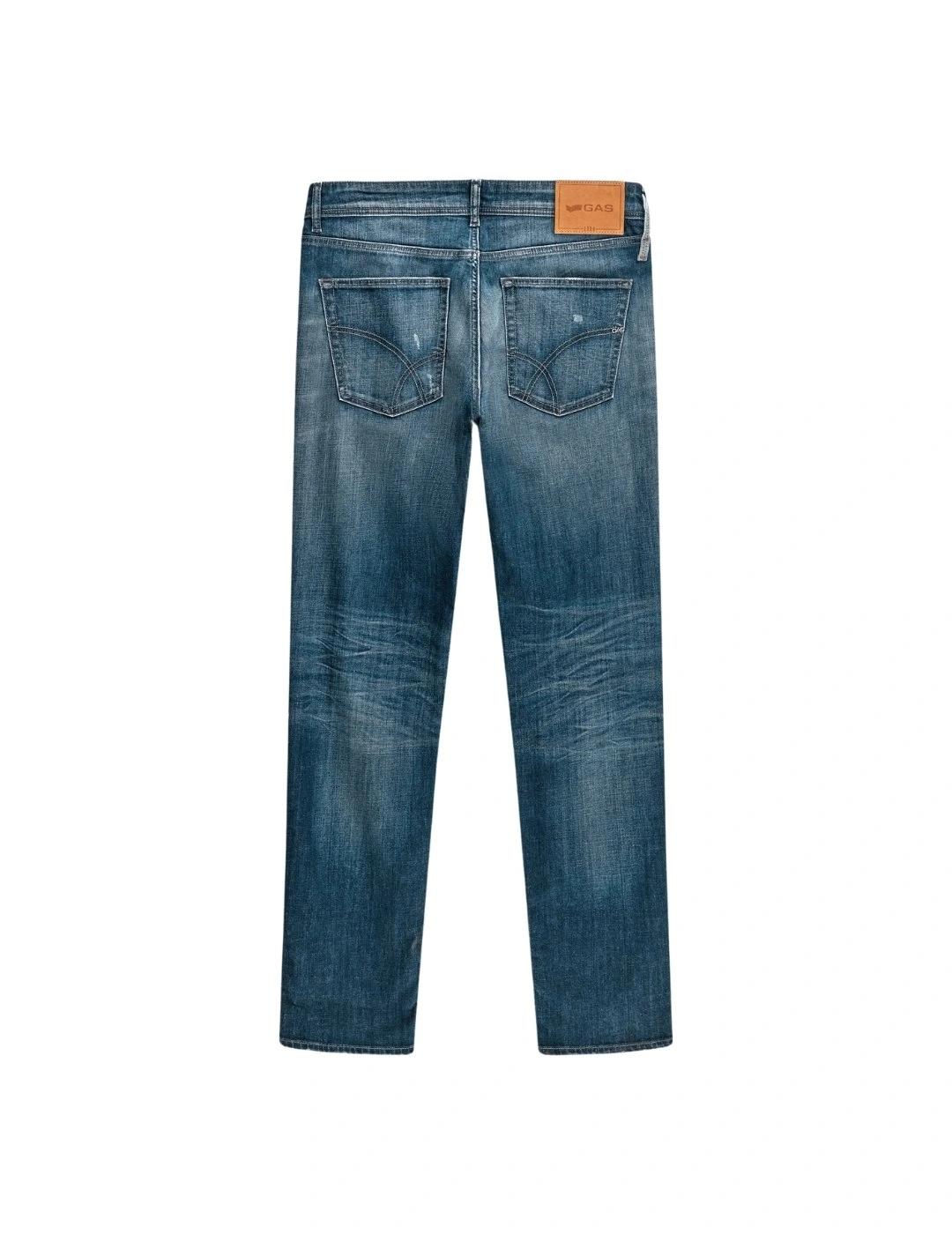 Gas Pantalones 5 Pockets Kevin Destroyed Medi