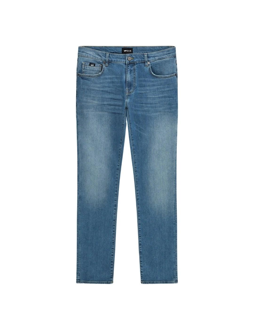 Gas Pantalones 5 Pockets Albert Simple Rpk  Stone