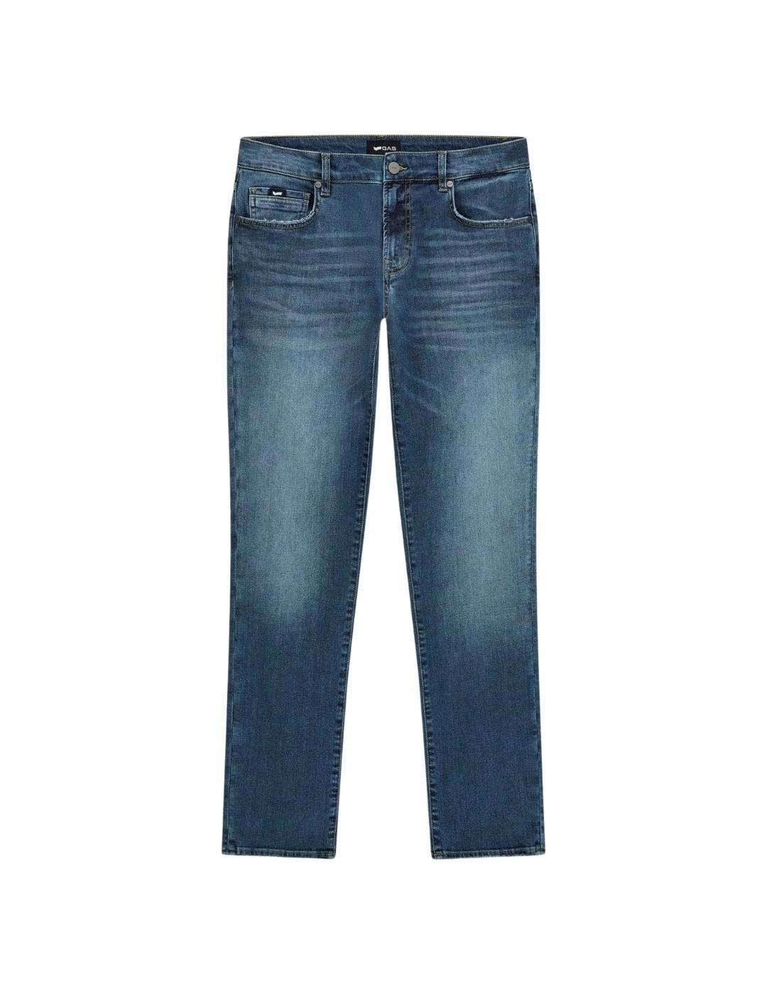 Gas Pantalones 5 Pockets Albert Simple Rpk  Stone