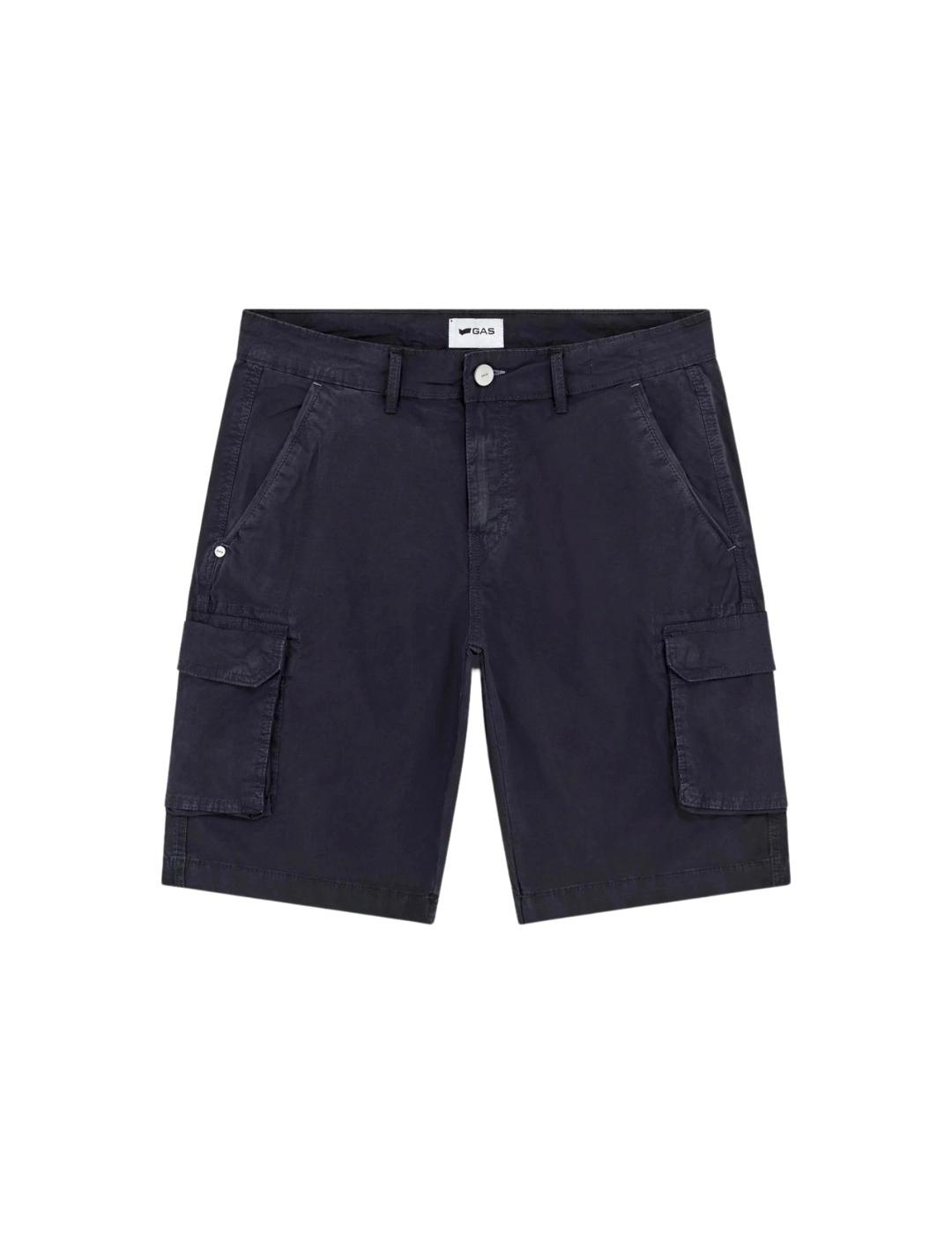 Gas Bermuda Bob Gym Short Azul marino