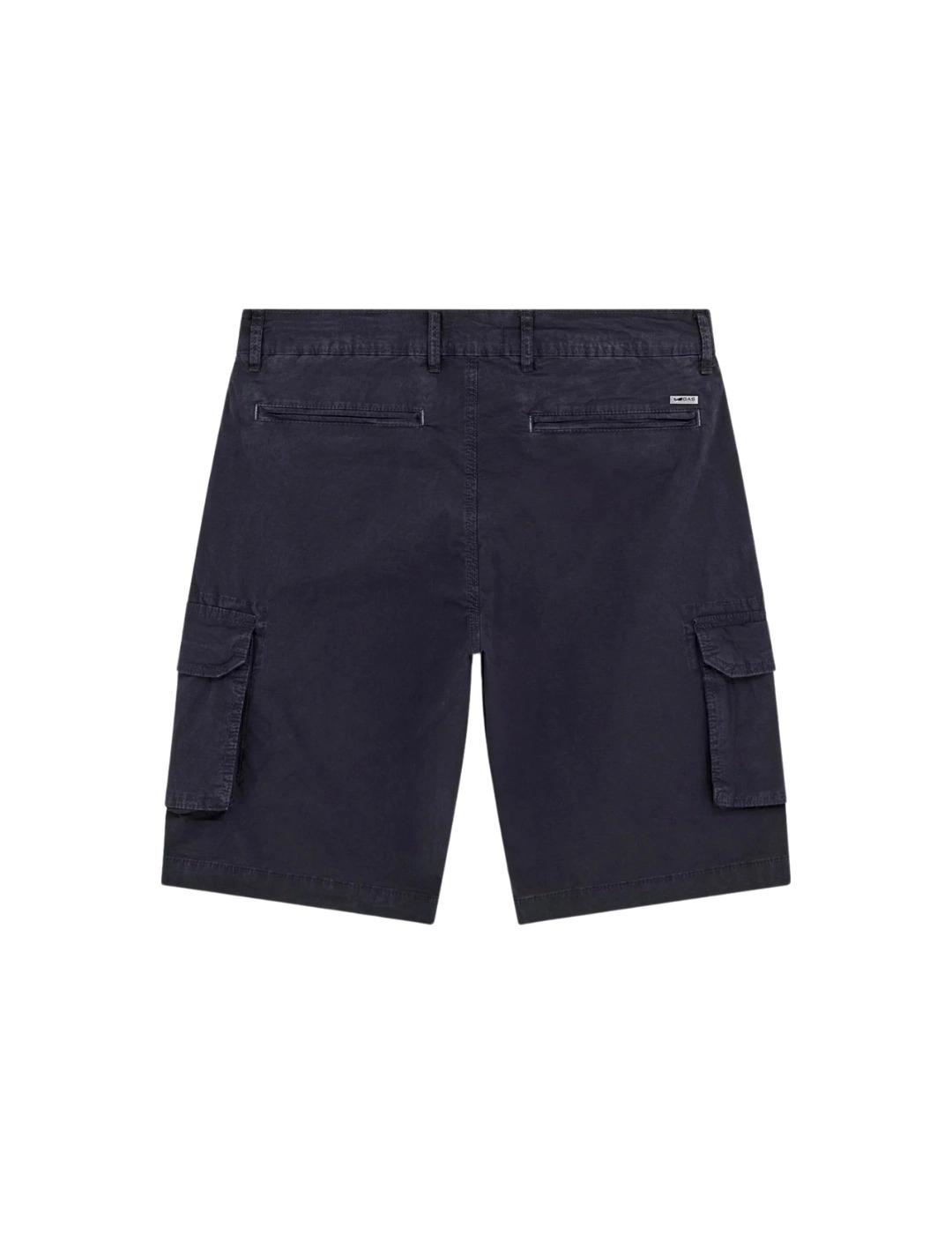 Gas Bermuda Bob Gym Short Azul marino