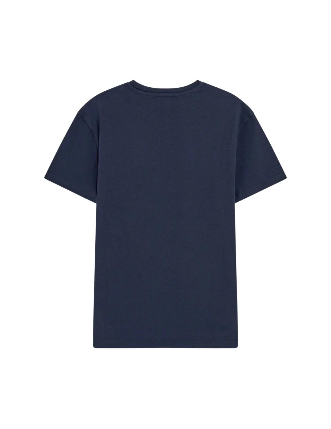 Gas Camiseta Scuba Gas Square Navy Blu
