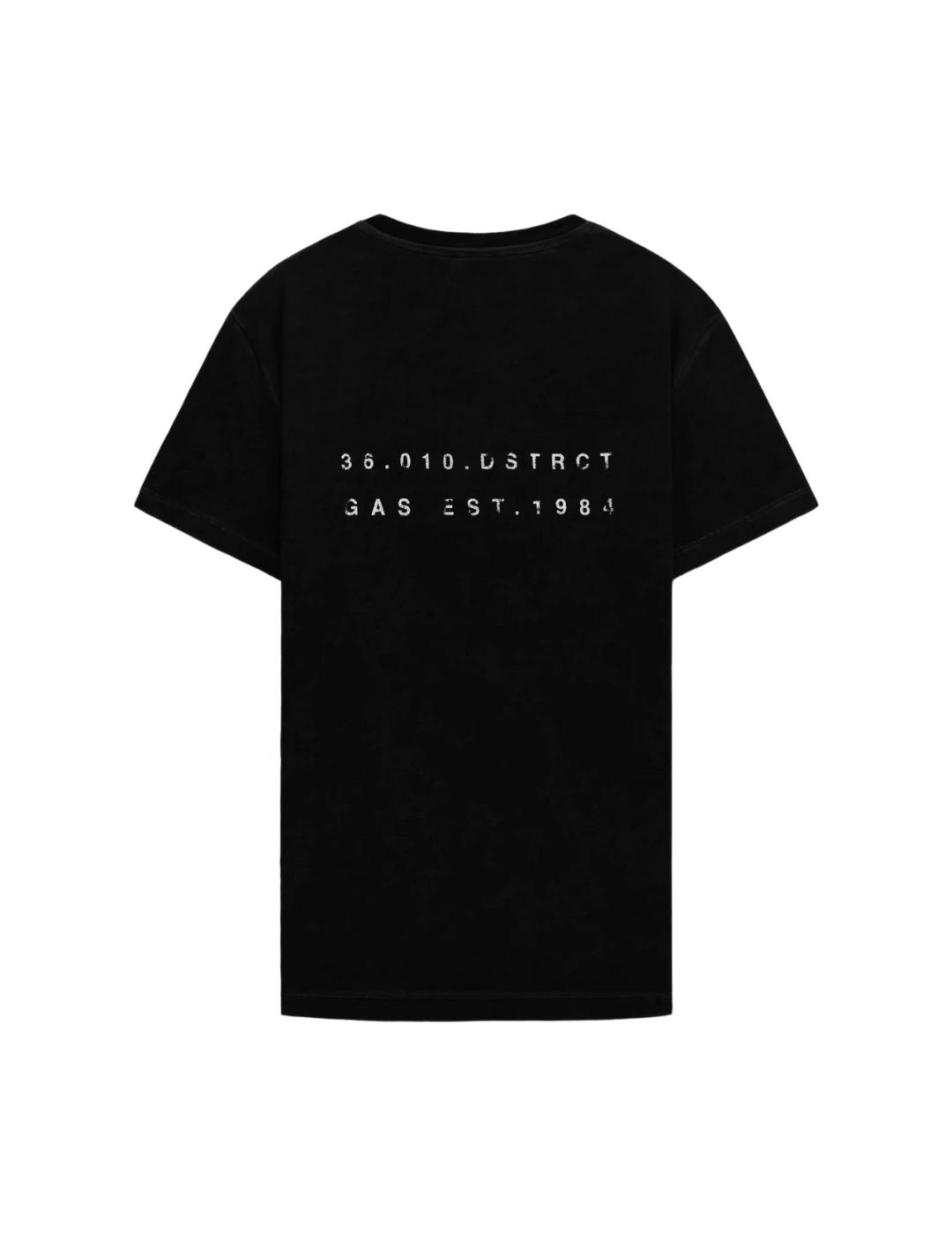 Gas Camiseta Slim fit Negra