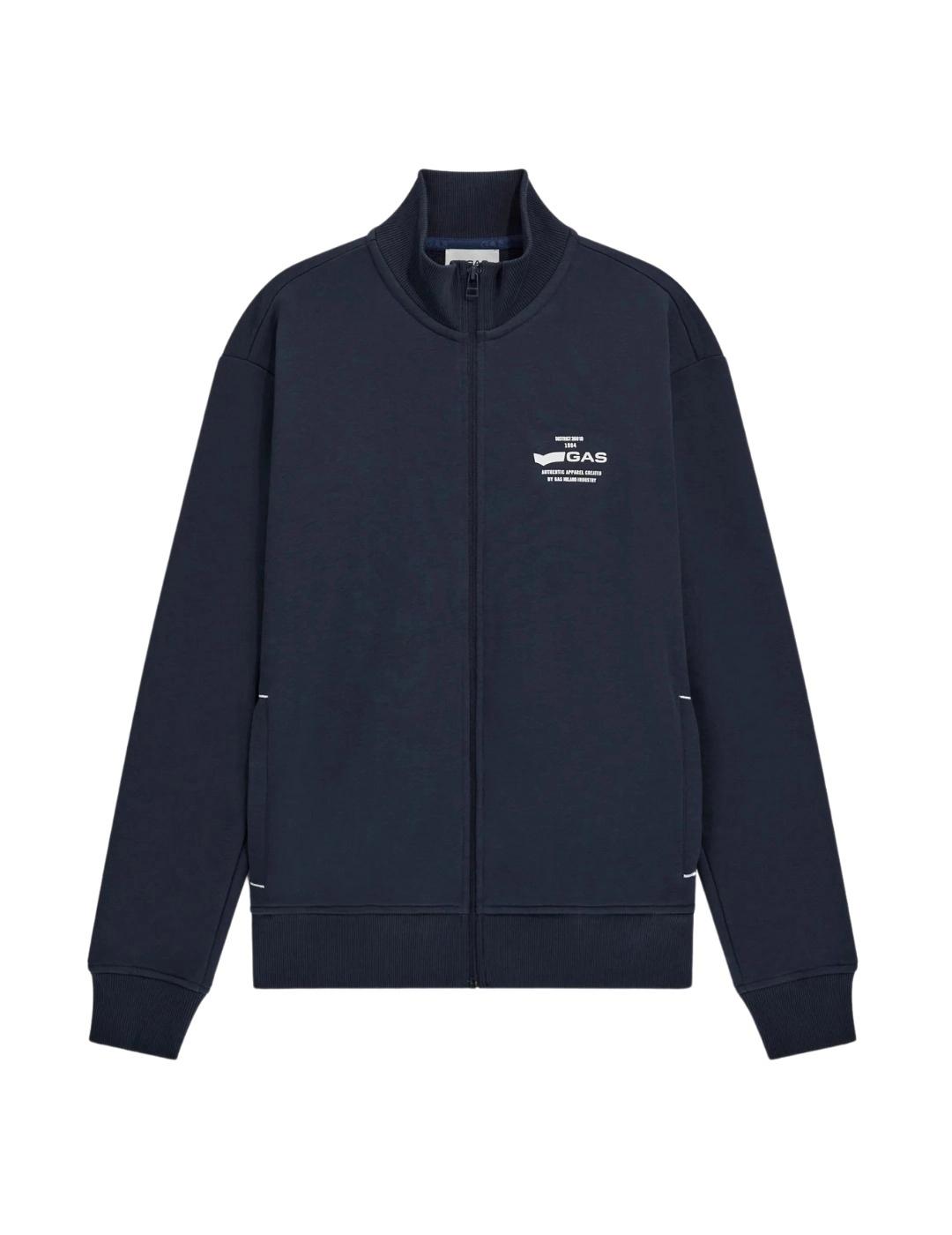 Gas Sudadera Sweatshirt Lustig Pk Gas Logo  Navy B