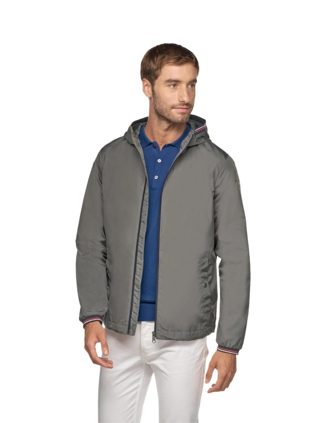 Geox Parka Corta Jharrod Verde hombre
