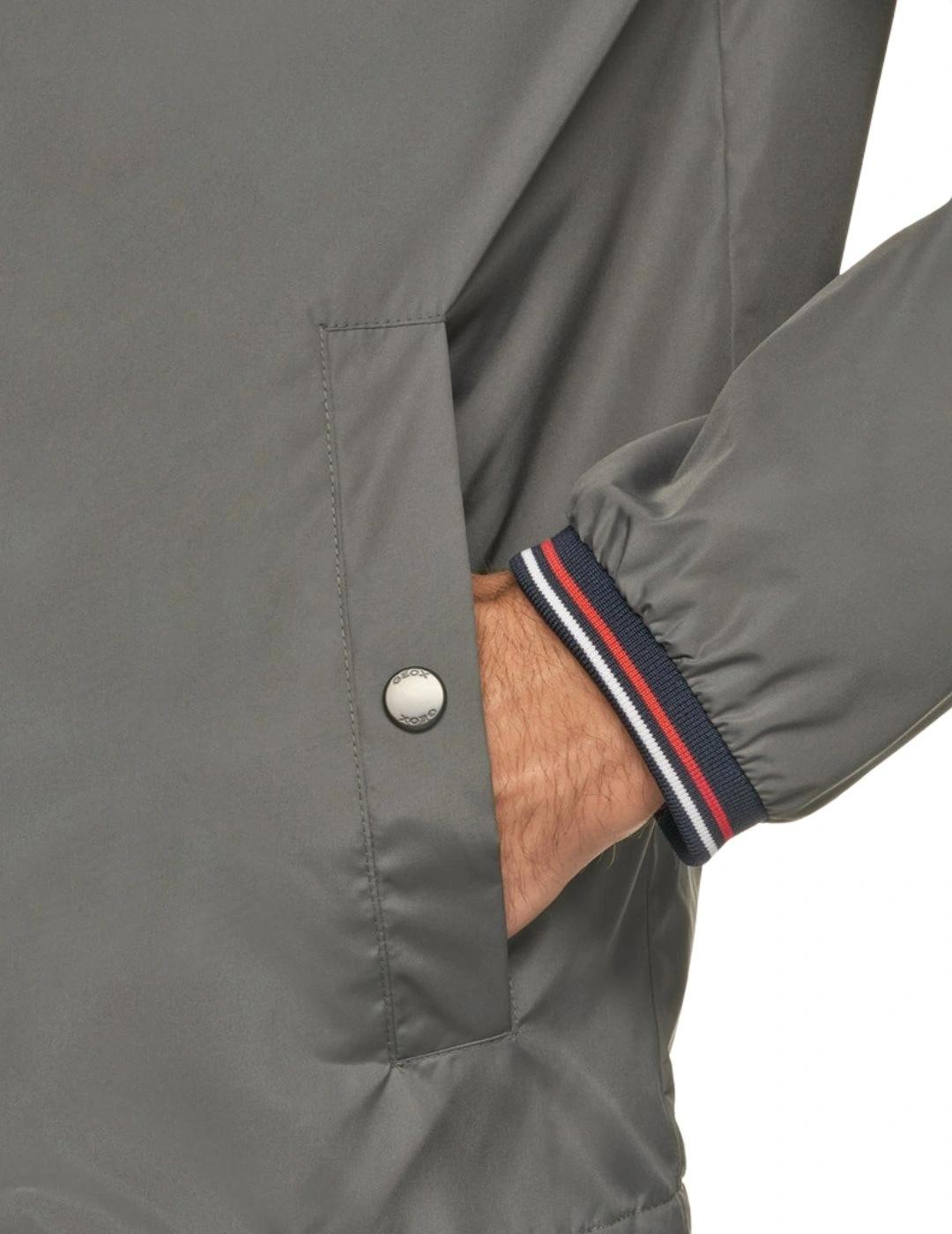 Geox Parka Corta Jharrod Verde hombre