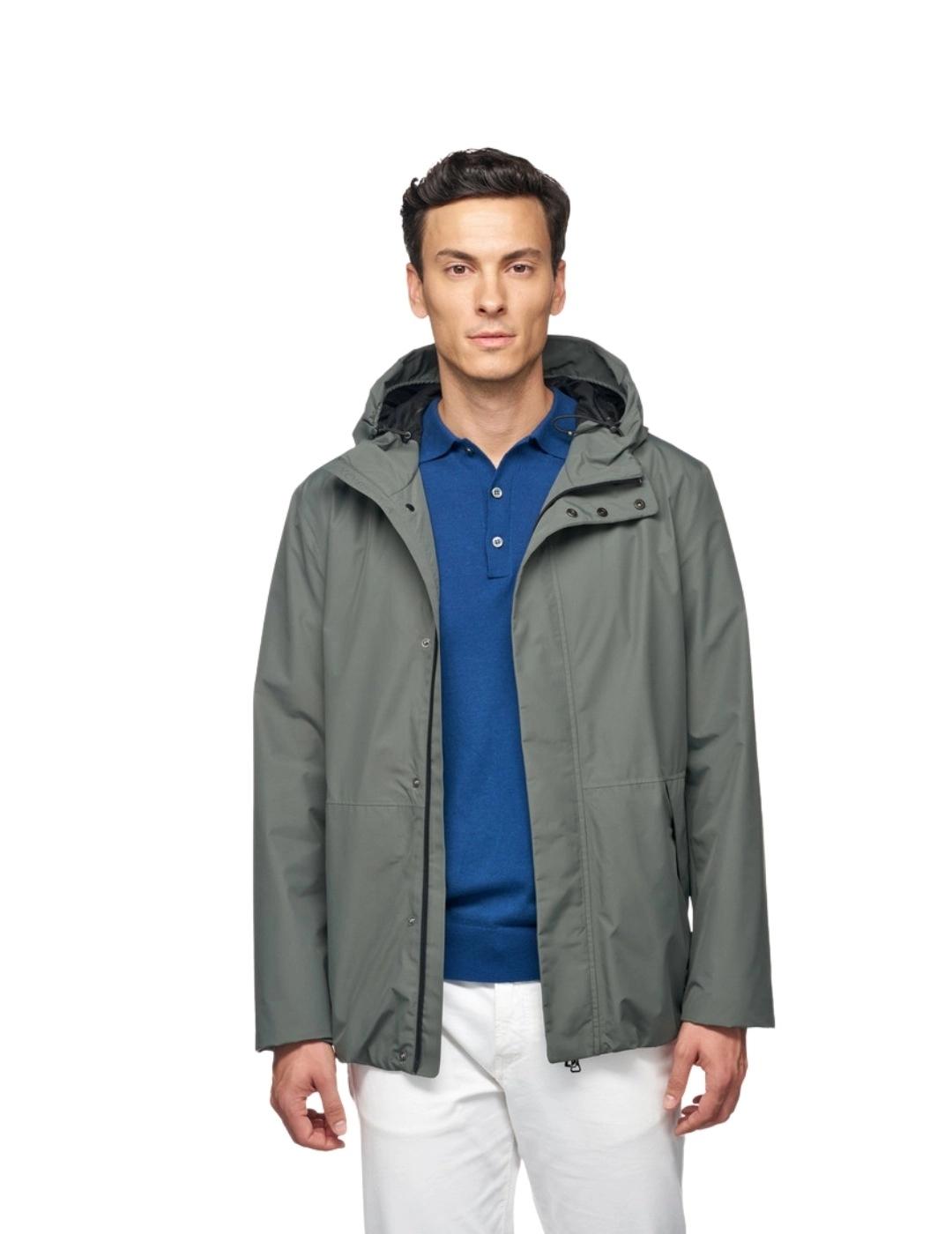 Geox Parka Corta Doray Abx Verde hombre