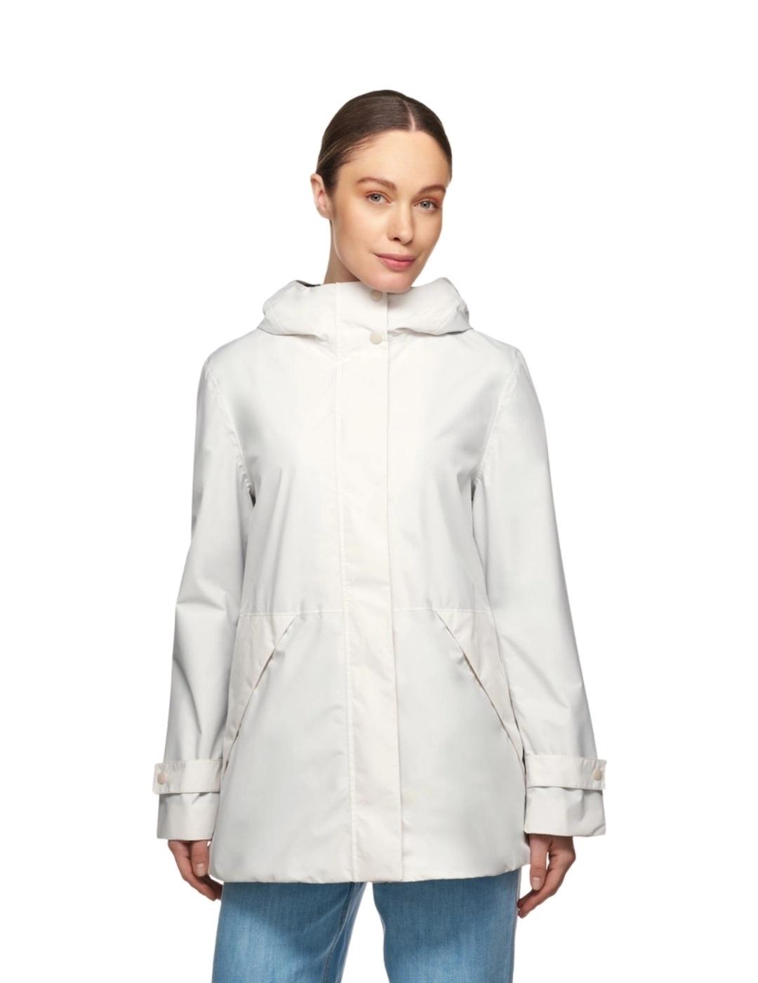 Geox Chaqueta impermeable Hoara Abx Blanco mujer
