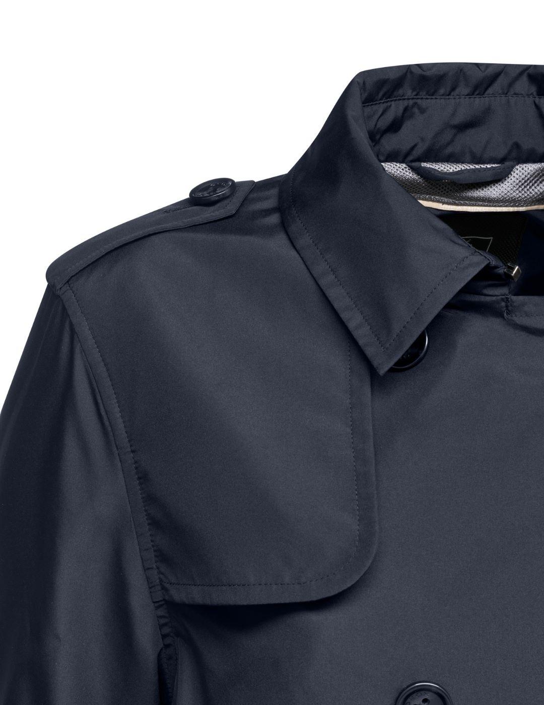 Geox Gabardina Corta Soleil Azul marino mujer