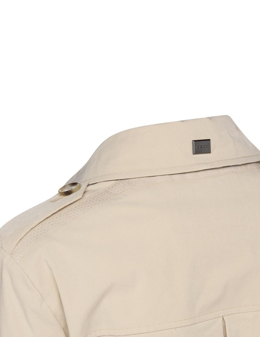 Geox Gabardina Trench Claudin Beige mujer