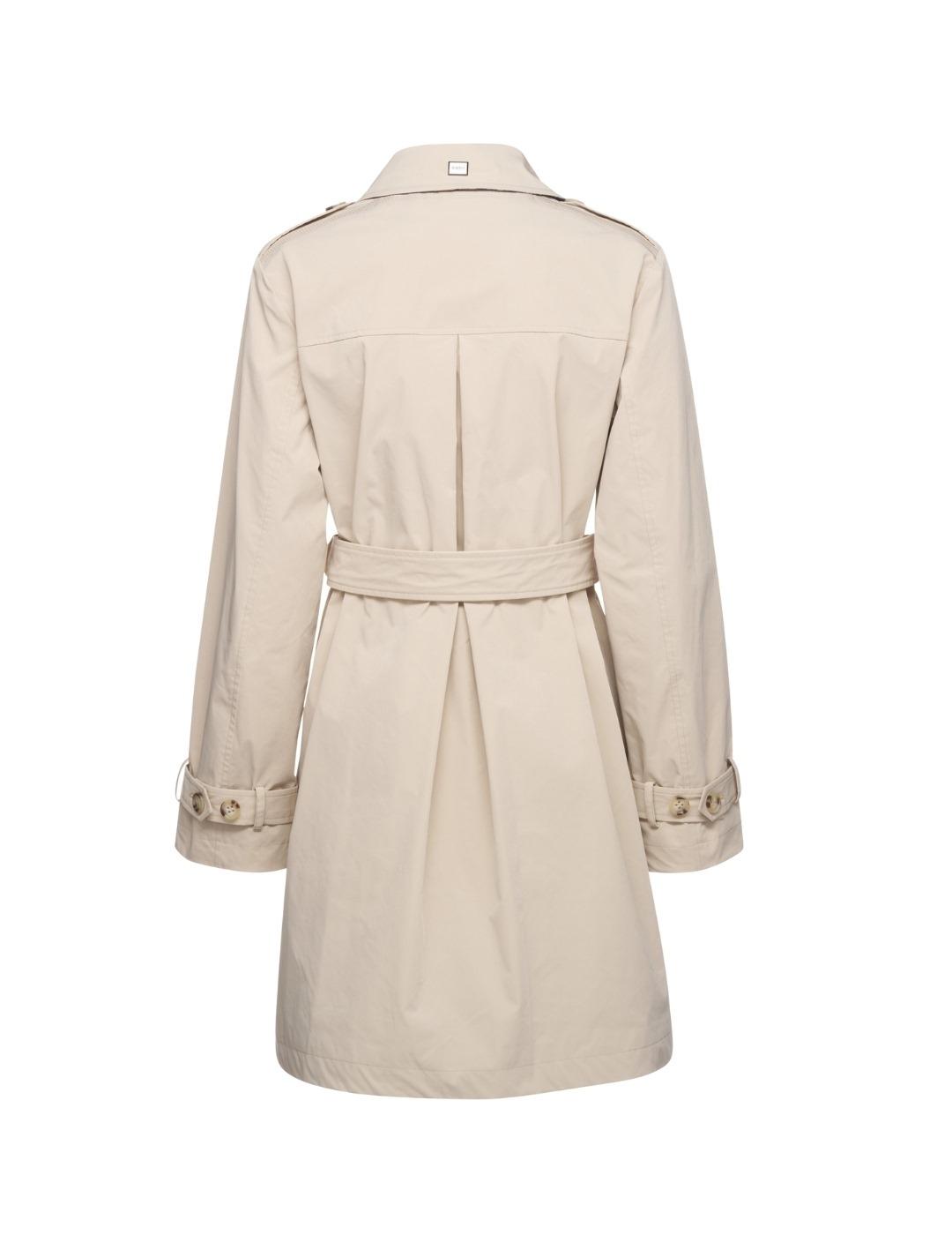 Geox Gabardina Trench Claudin Beige mujer