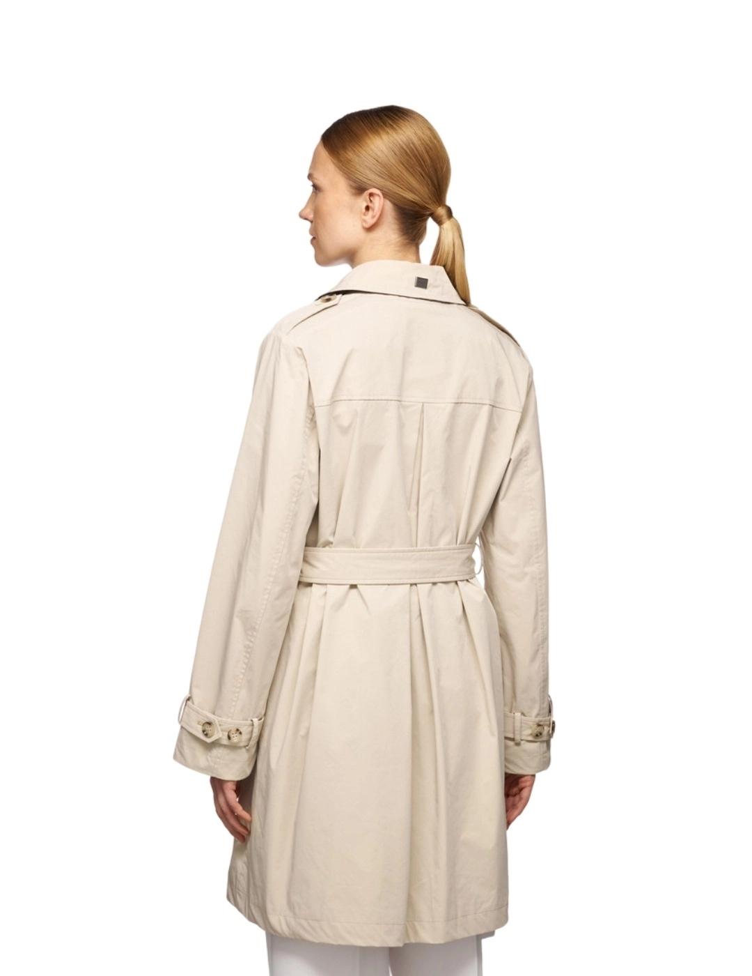 Geox Gabardina Trench Claudin Beige mujer