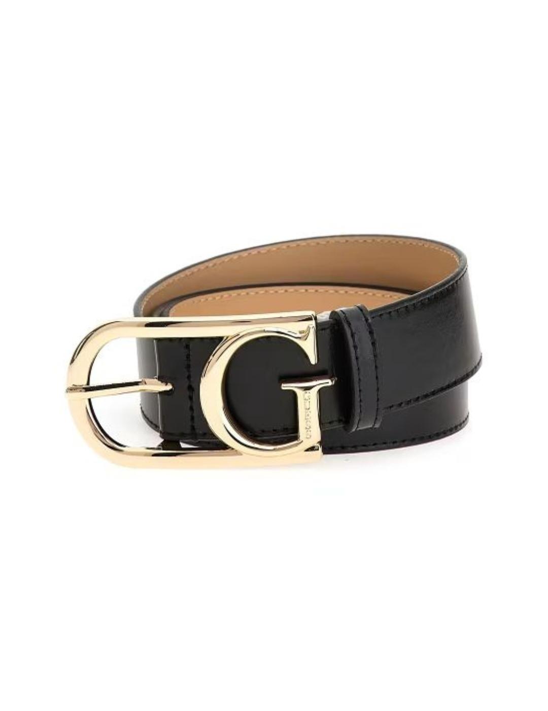 Guess Cinturón Negro logo G