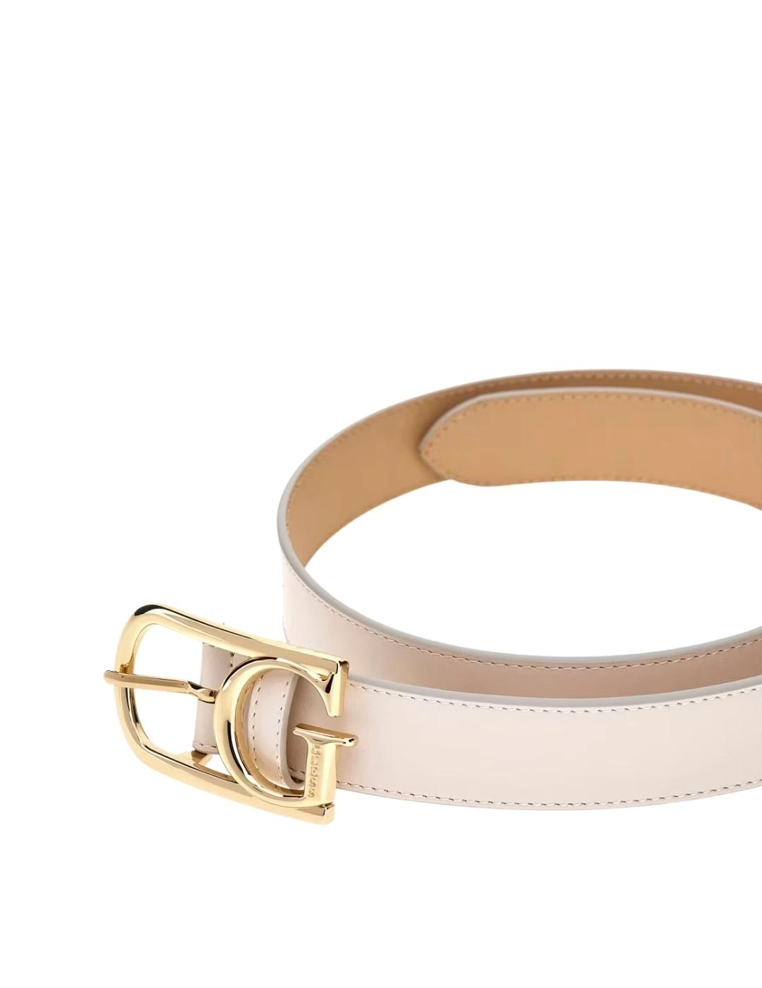 Guess Cinturón Color blanco crema G