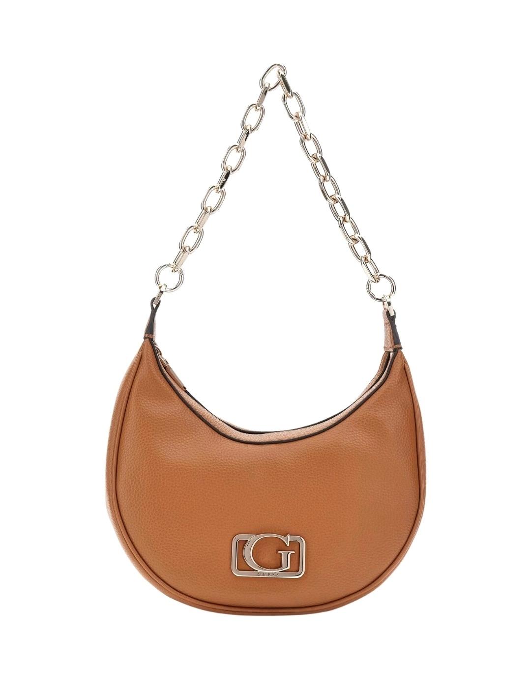 Guess Bolso Circe Hobo Shoulder Bag Cognac