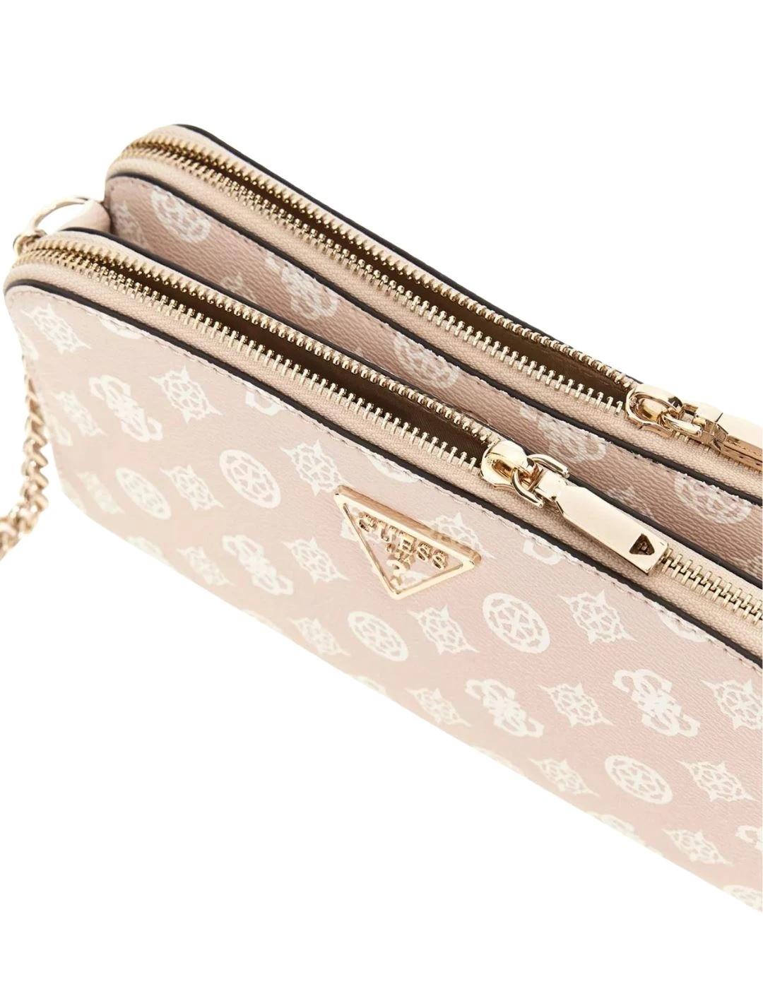 Guess Bolso Eco Erica Status Crossbody Sand Logo