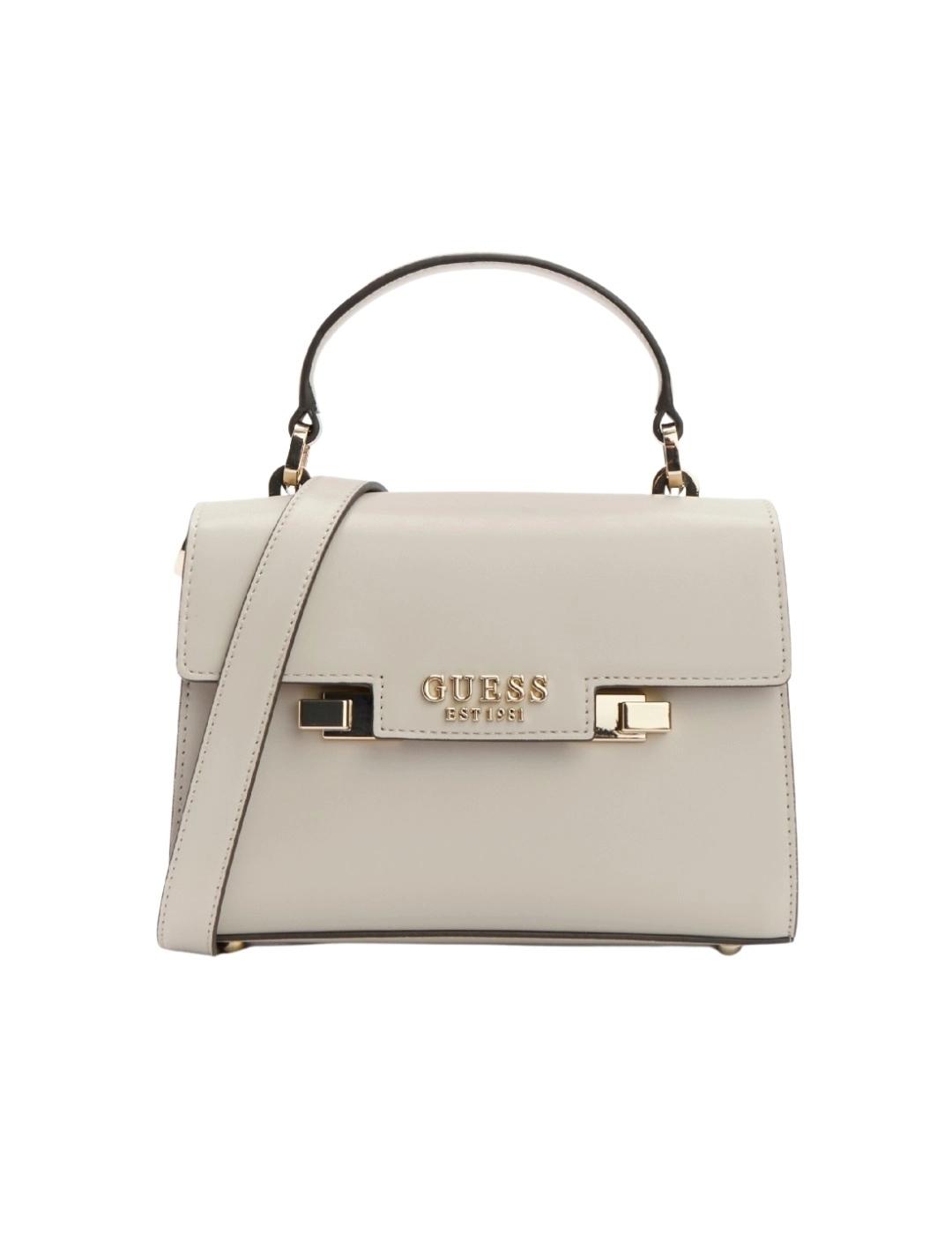 Guess Bolso Eco Aldith Top Handle Flap Taupe