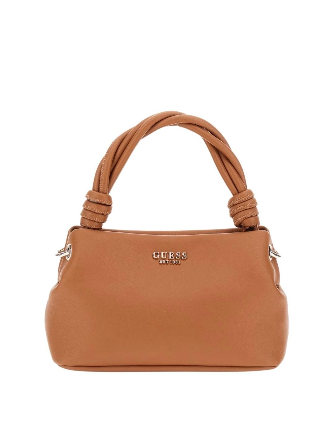 Guess Bolso Sansa Top Handle Crossbody  Cognac